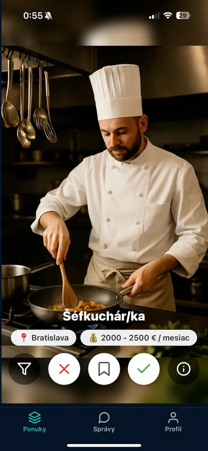 Mobilná aplikácia – ukážka